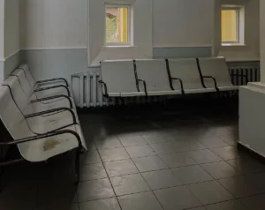 Empty surgical waiting room