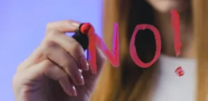 no! on whiteboard