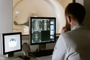 surgeon not talking to patient during scan